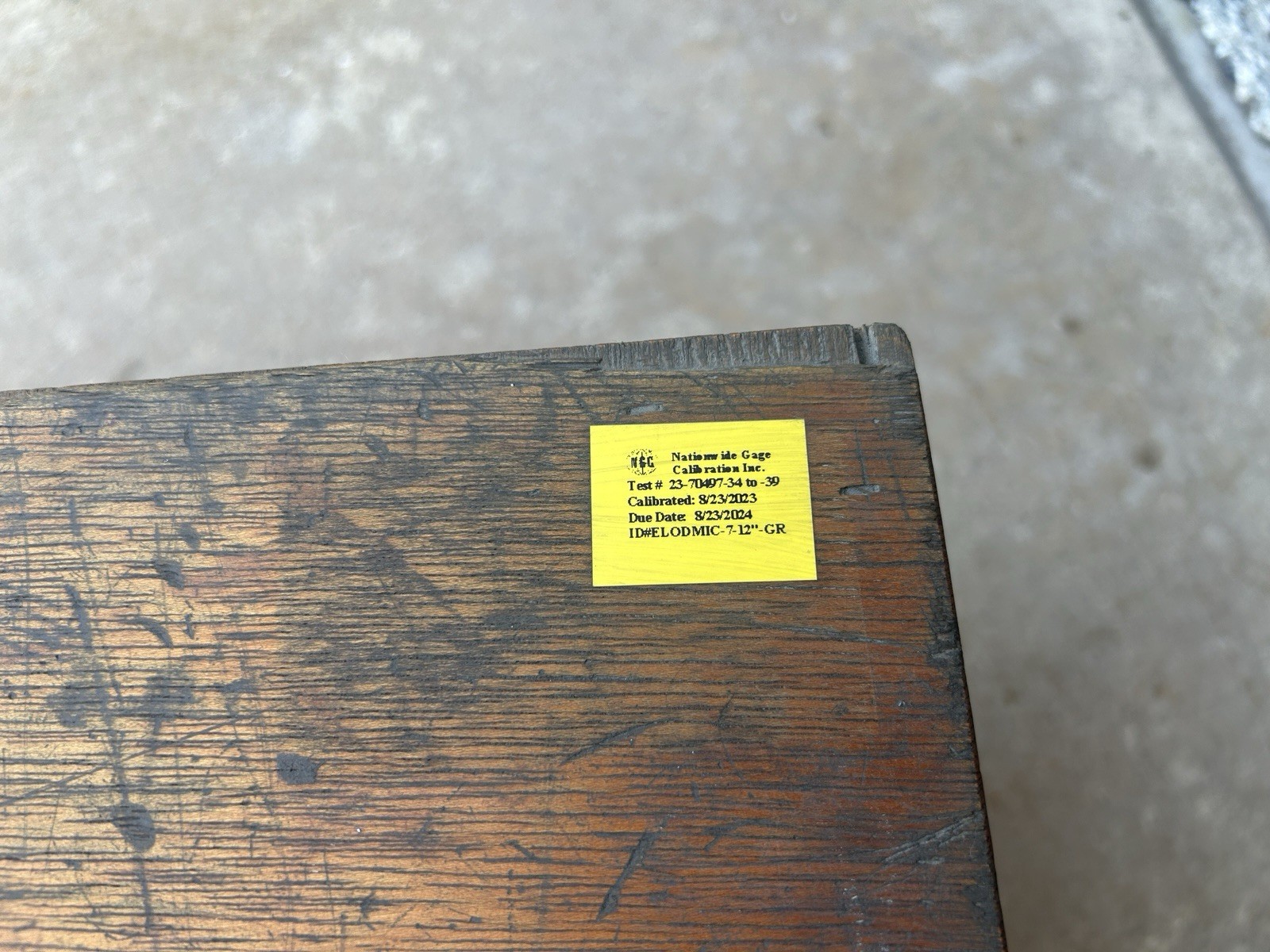 Mitutoyo 6-12” Outside Micrometer Set 0.001” Complete w/ Wood Case