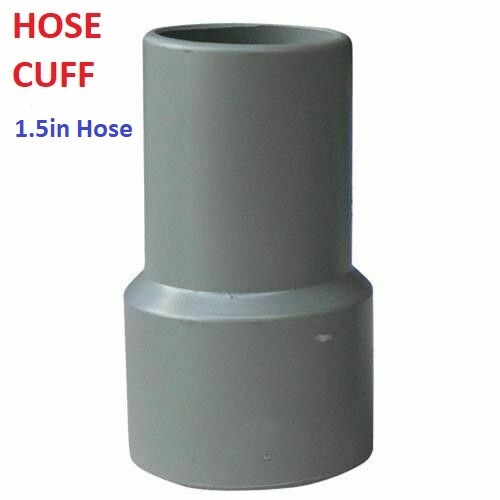 VACUUM HOSE CUFF adapter adaptor connector 1.5″ gray carpet Clean