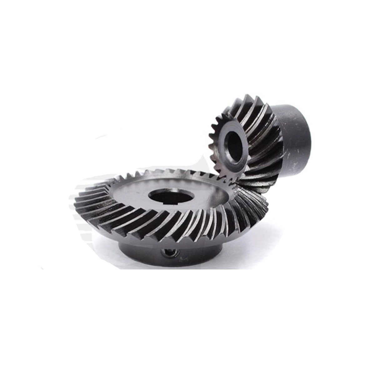 Module 1 1.5 Spiral Bevel Gear C45 Steel Gear Ratio 1:2 15 18 20 30 36 40 Tooth