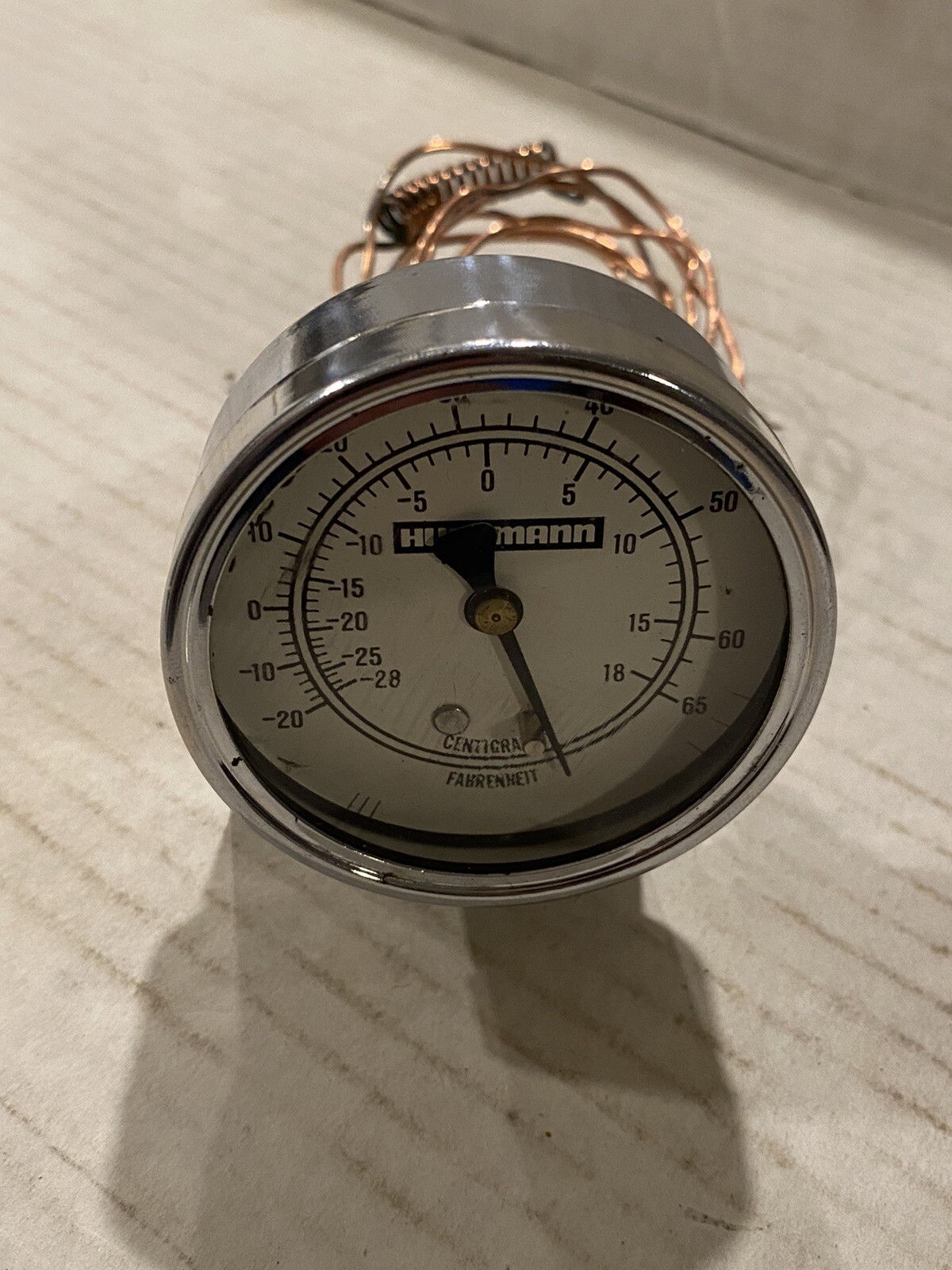 Hussmann Temperature Gauge -20 -65 Degree F / -28 To 18 Degrees C W/ Mount *B170