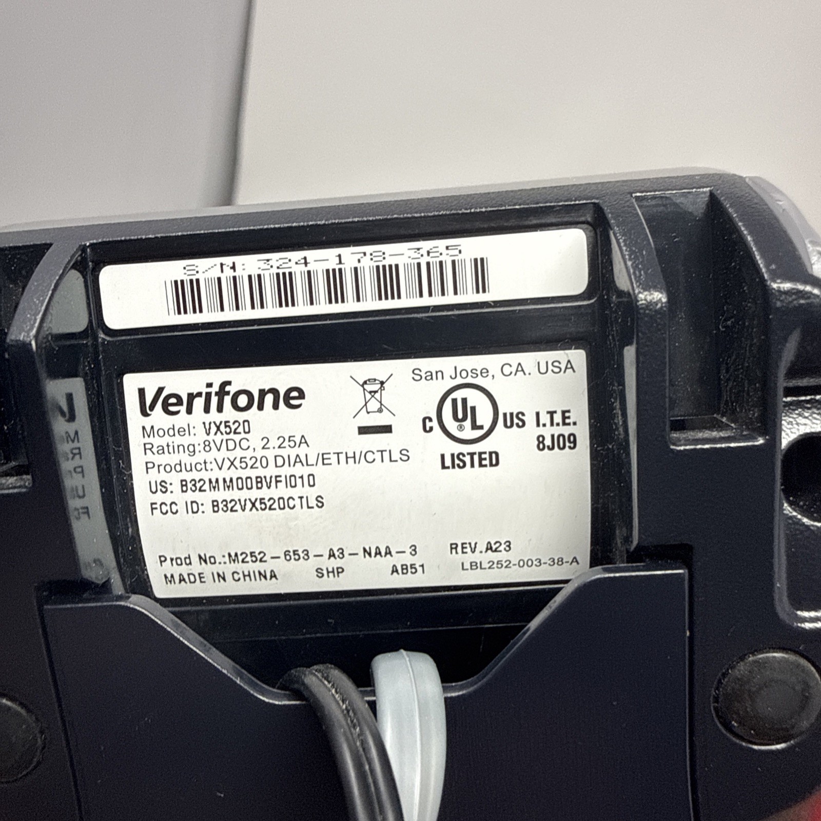 VeriFone VX520 EMV Credit Card Reader POS Terminal Working Printer