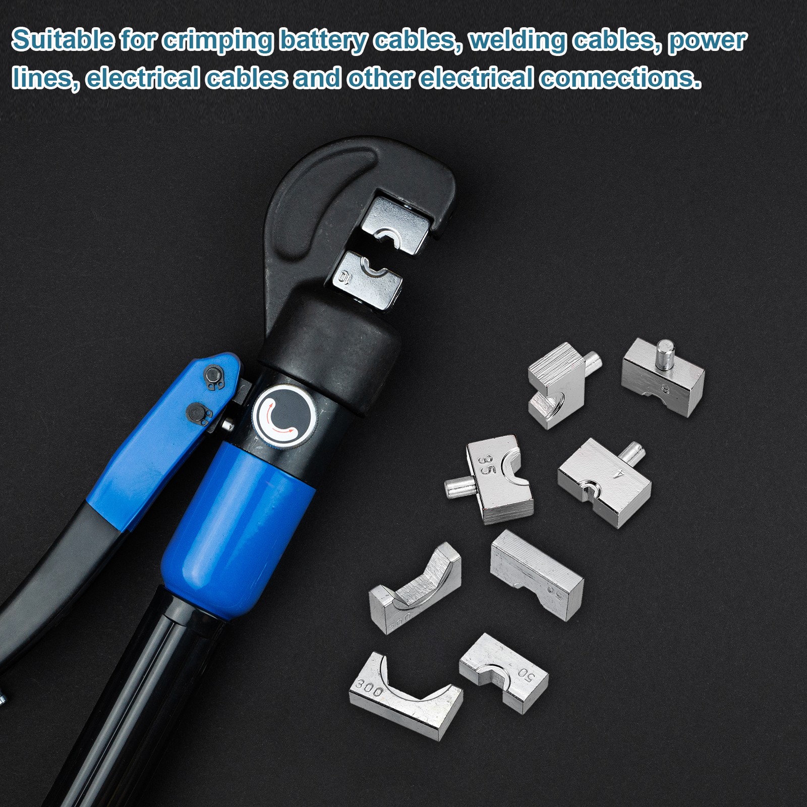Hydraulic Crimping Die 95mm 8 Ton Hexagon Crimper Dies for YQK-120 Crimper Tool