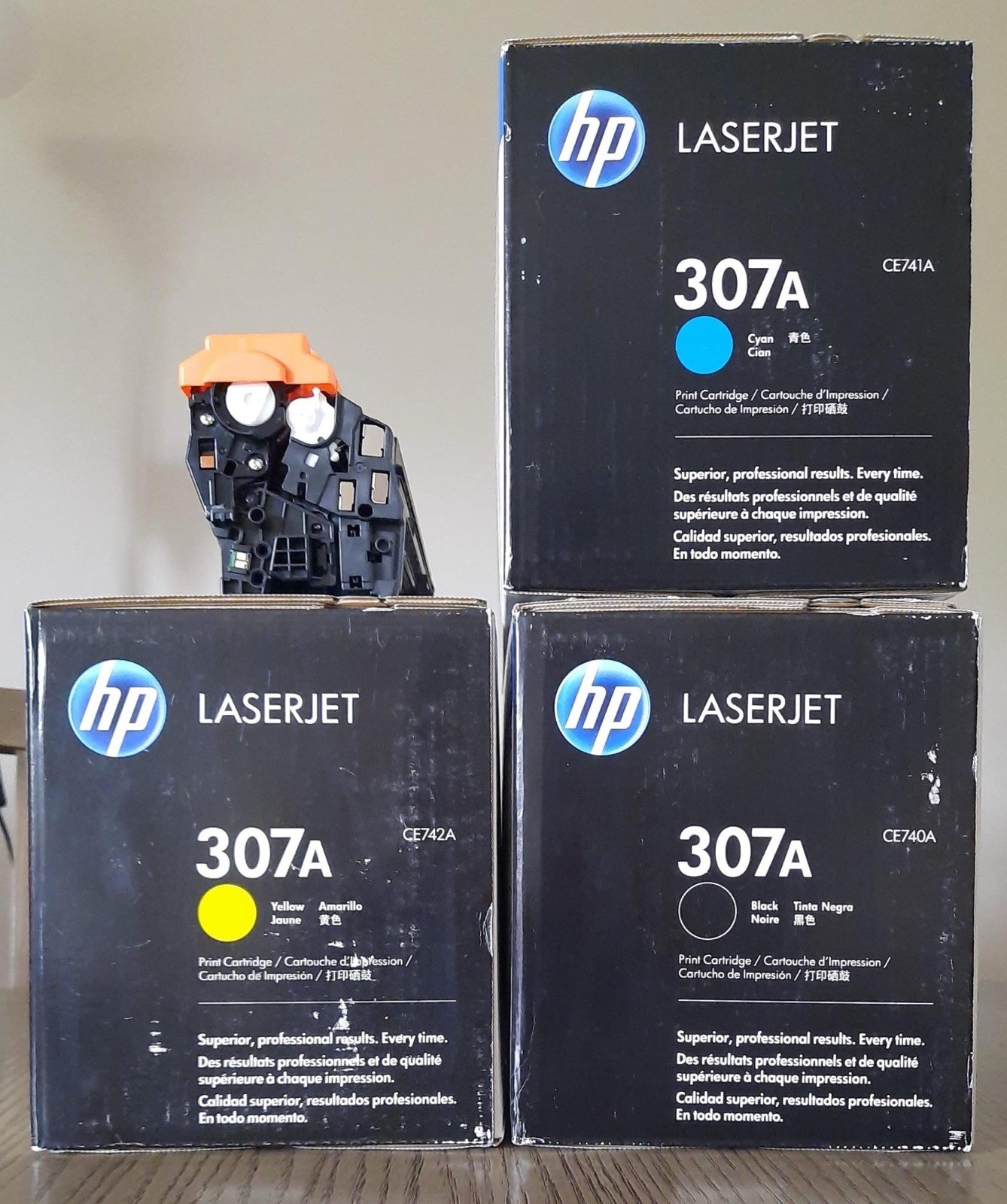 HP 307A Magenta Toner Cartridge | Works Color Laserjet Professional CP5225 Serie