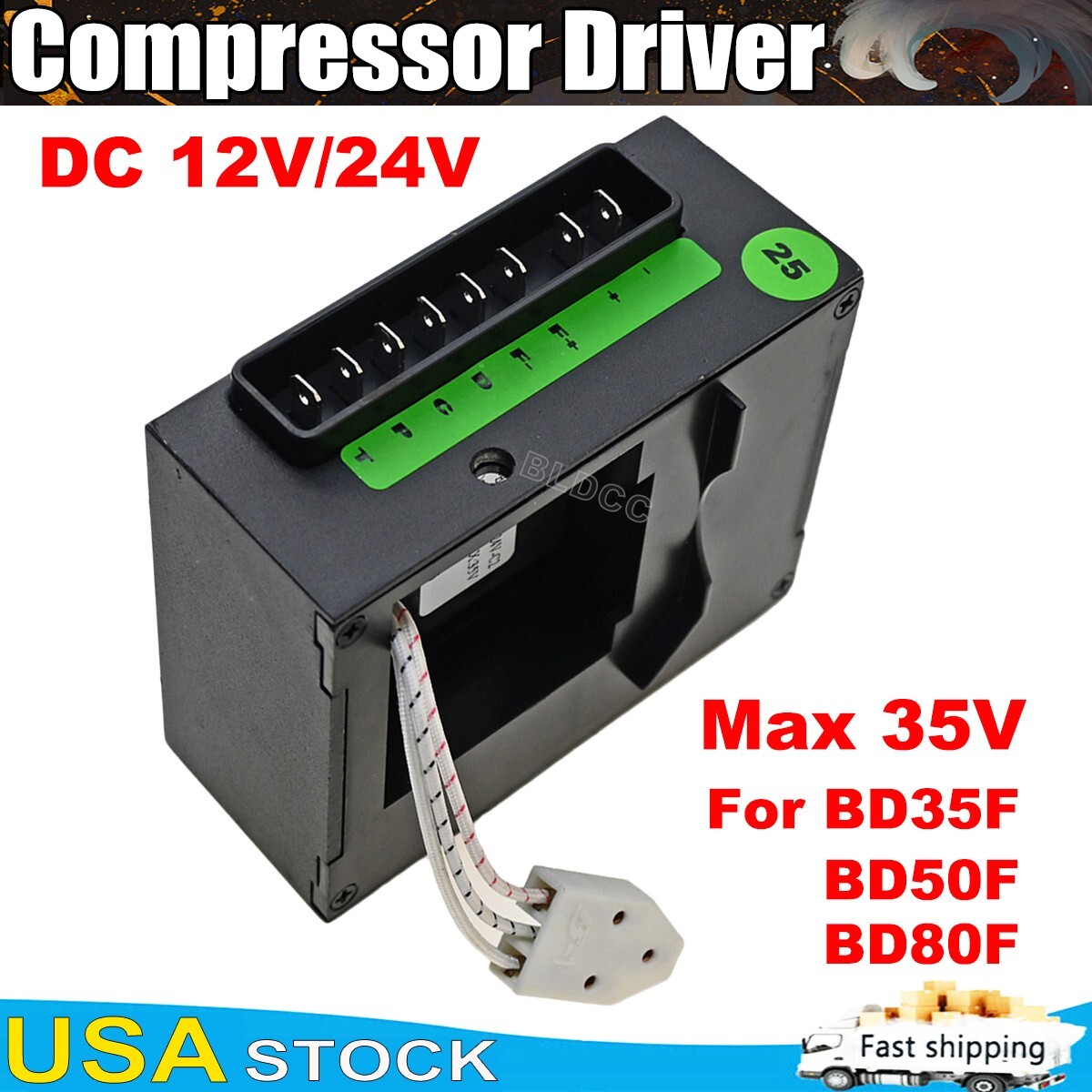 DC12V 24V Electronic Variable Frequency Drive Compressor Starting Device Max 35V