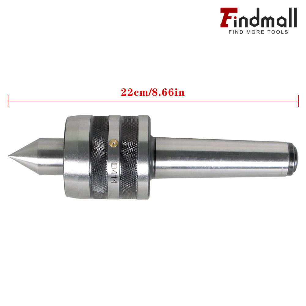 Findmall MT4 Live Center Morse Taper 4MT Triple Bearing Lathe Medium Duty CNC