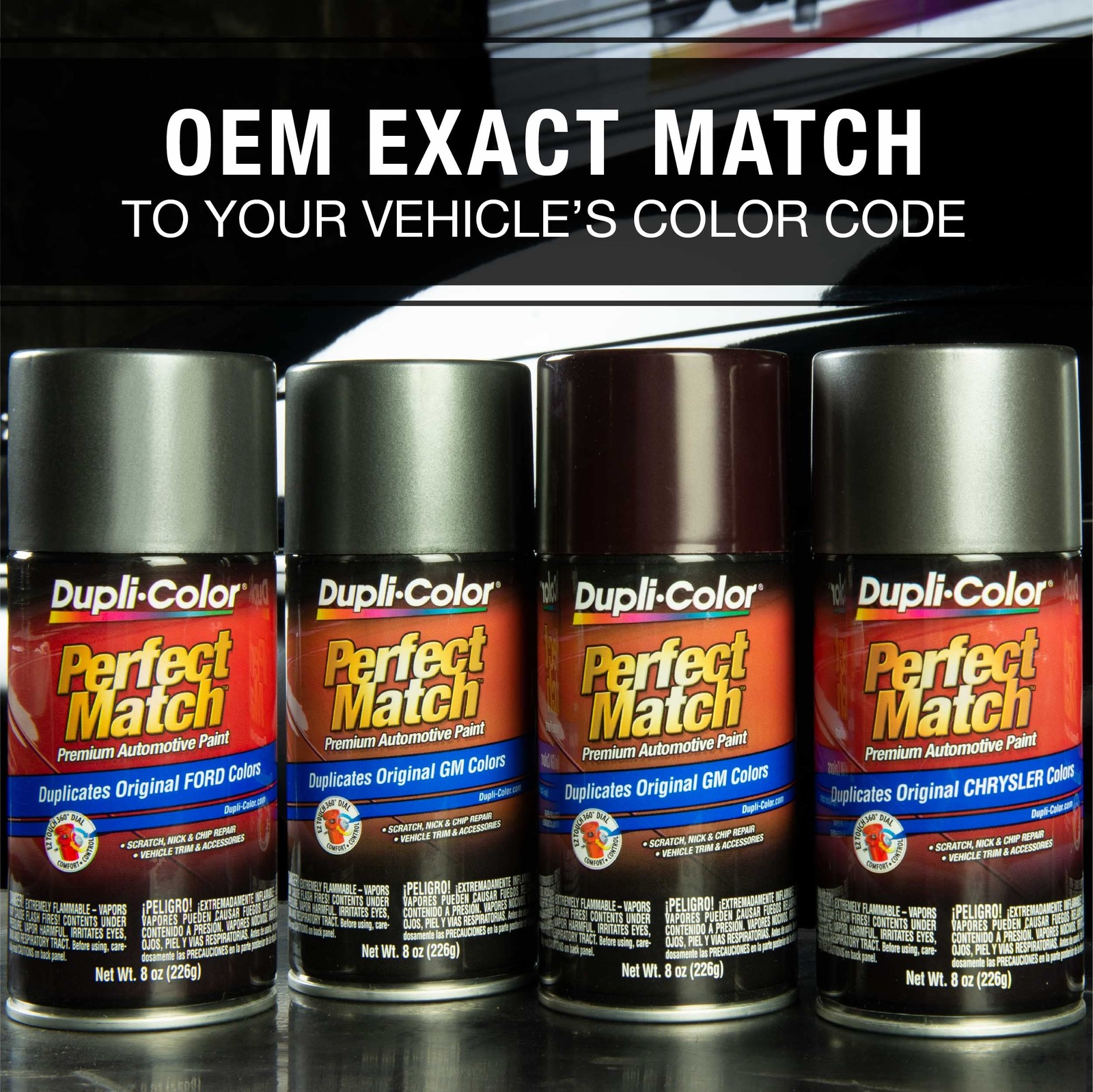 Dupli Color Perfect Match Automotive Spray Paint Dark Blue 3L 8 Oz Aerosol Ford