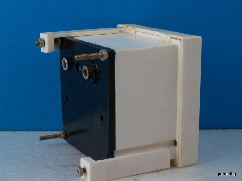 ANALOG PANEL AMPER METER 80×80 mm AC 0-10A 2.5 % E21-1 BULGARIA NOS