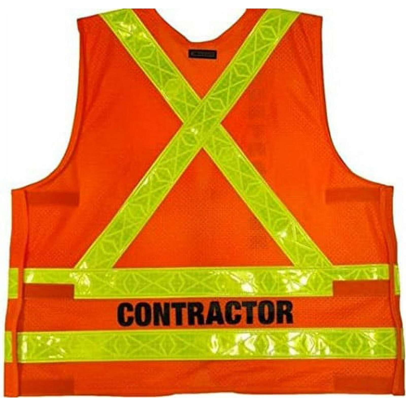 NYCTA Style Contractor Safety Vest, 5 Point Breakaway