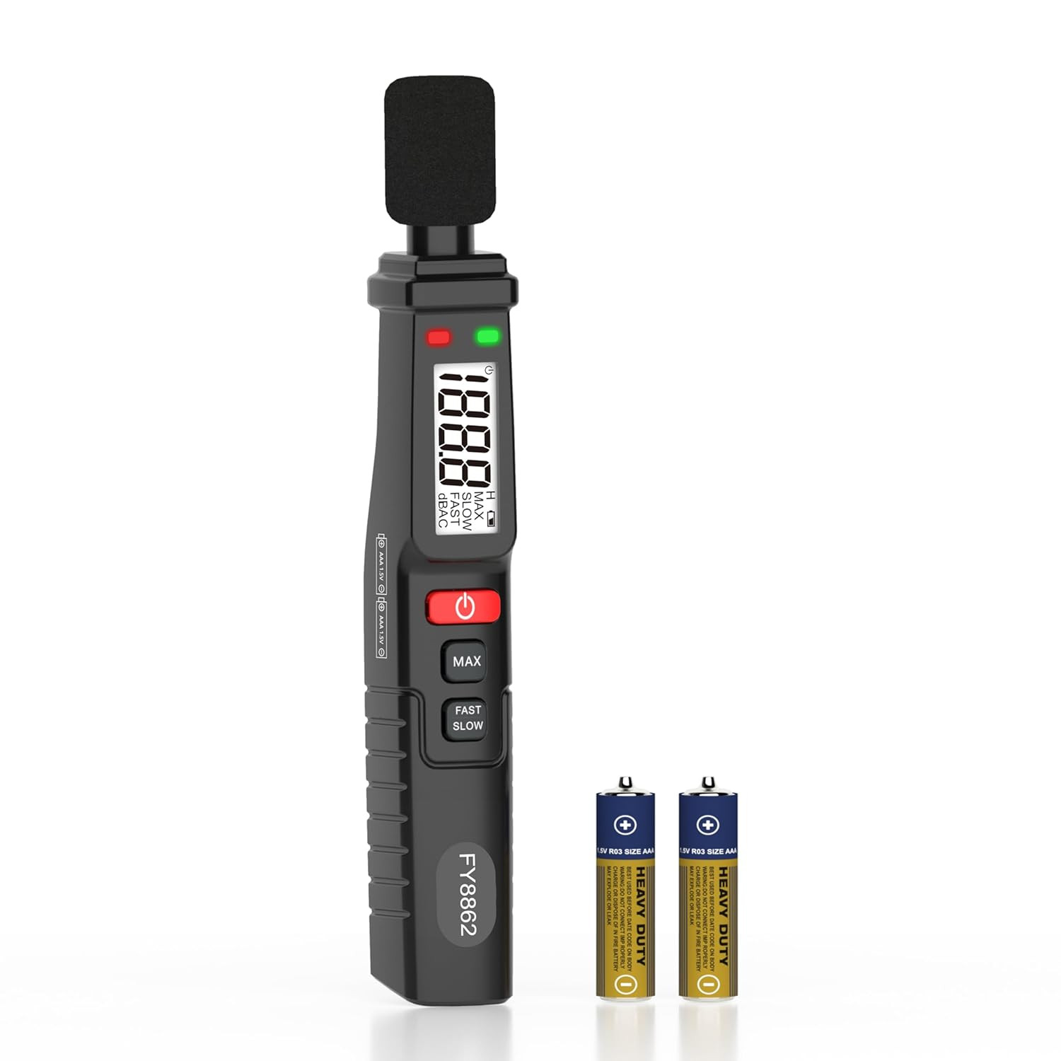 Decibel Meter, Digital Sound Level Meter Portable Sound Meter 30–130 Db