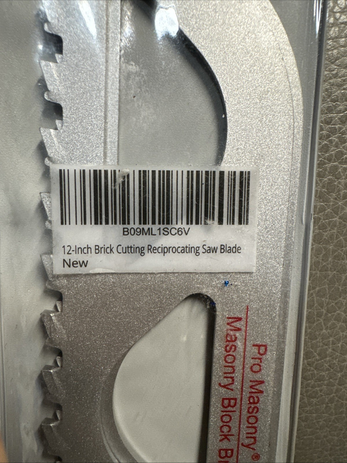 2 Pack Caliastro 12-Inch Cutting Reciprocating Saw Blade for Brick, Masonry NEW