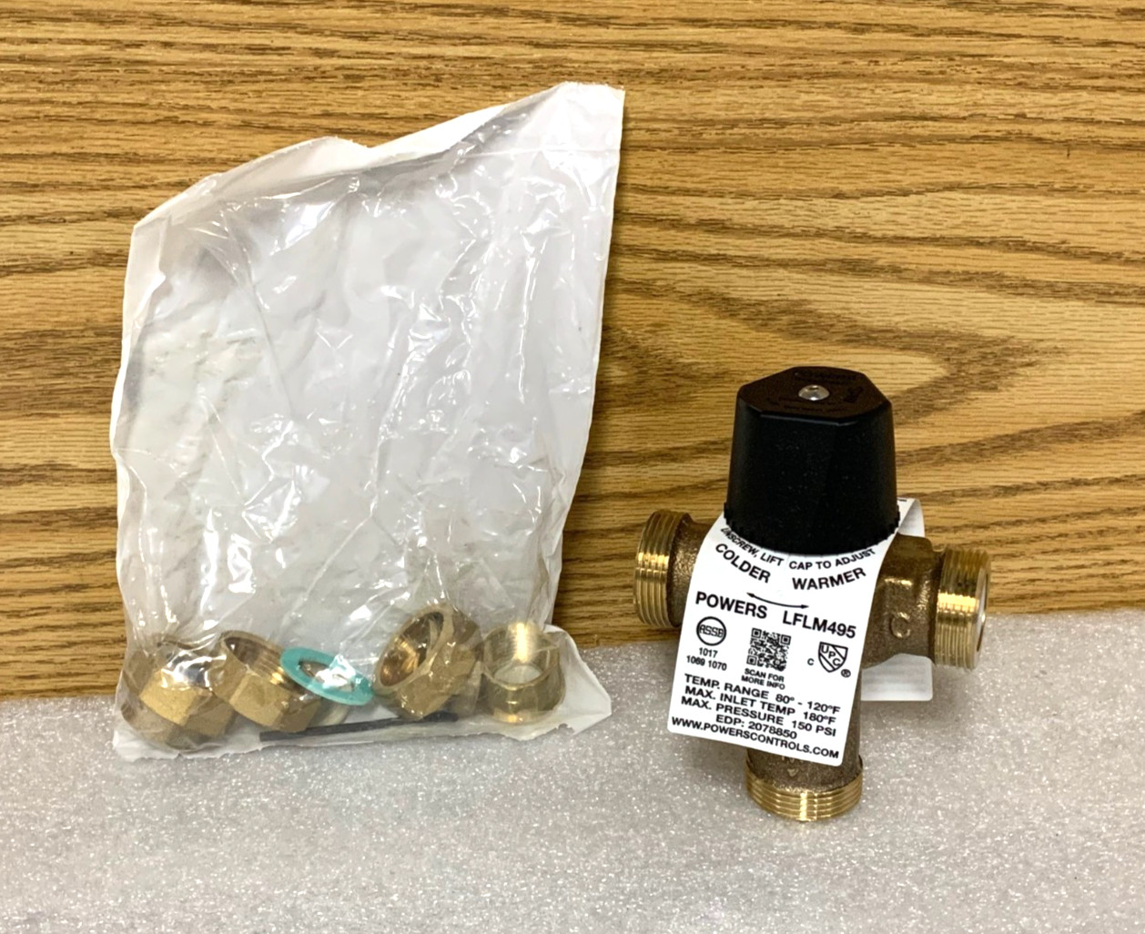 WATTS POWERS Hydro Guard LFLM495-1 Thermostatic Tempering Valve 1/2″ Female NPT