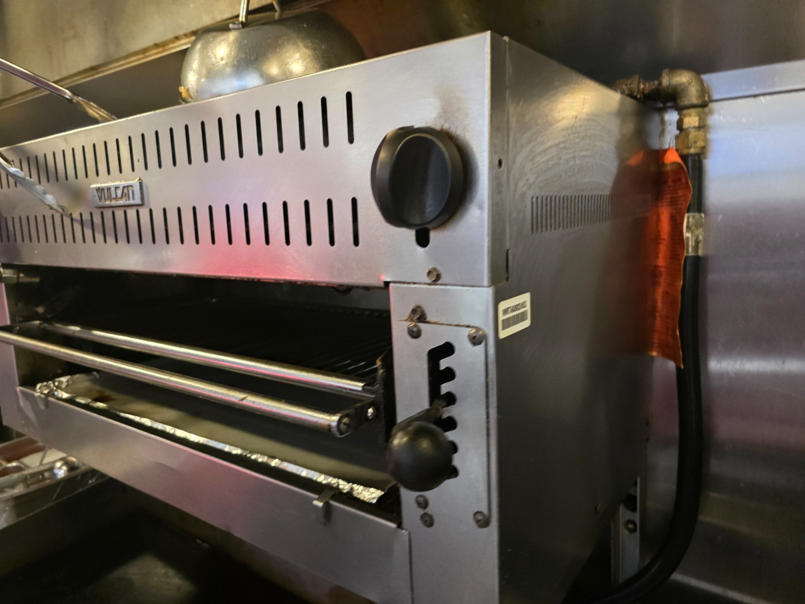 Vulcan 36RB-P 36″ Liquid Propane Radiant Salamander Broiler – 50,000 BTU