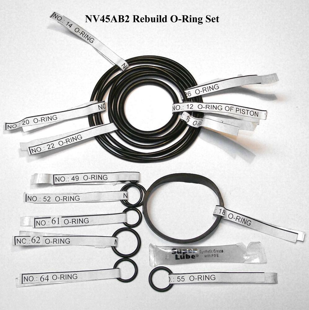 CoFast® High Quality Rebuild O-Ring Set for Aftermarket Hitachi NV45AB2