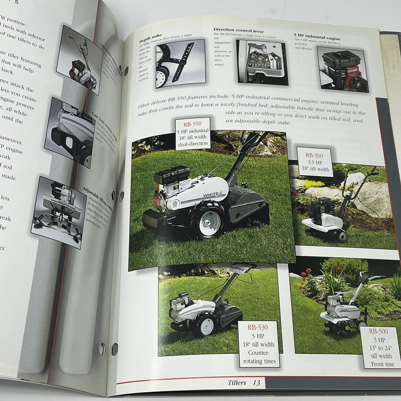 MTD White Yard Garden Mower Edger Tiller Vacs Outdoor Equipment Dealer Catalog