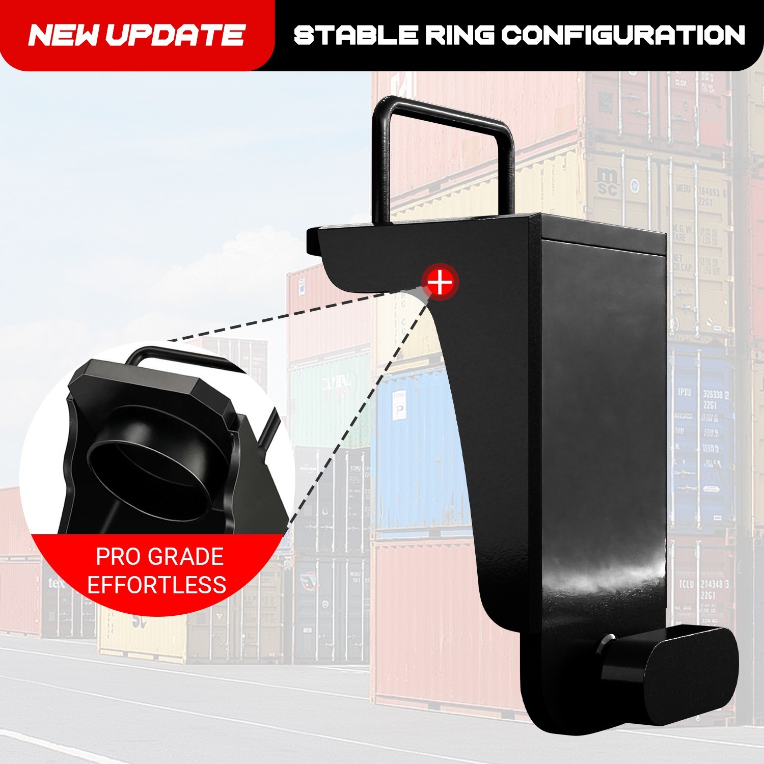 2pcs 50000 lbs Shipping Container Jack Lug , Shipping Container Accessories