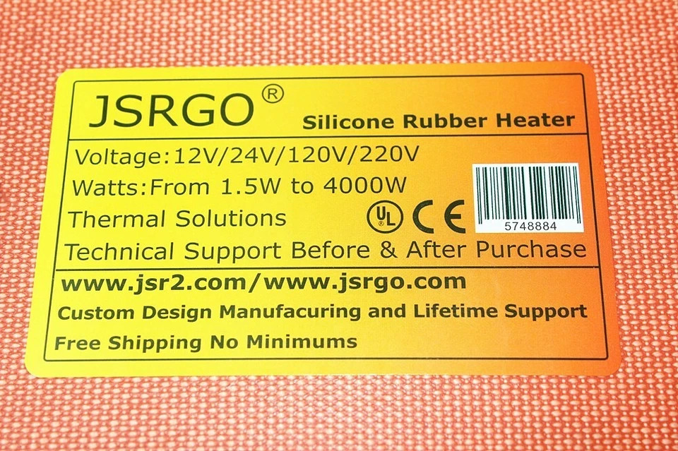 Silicone Heating Blanket 39″X78.7″ 1000mm X 2000mm 1800W Factory Direct Sale