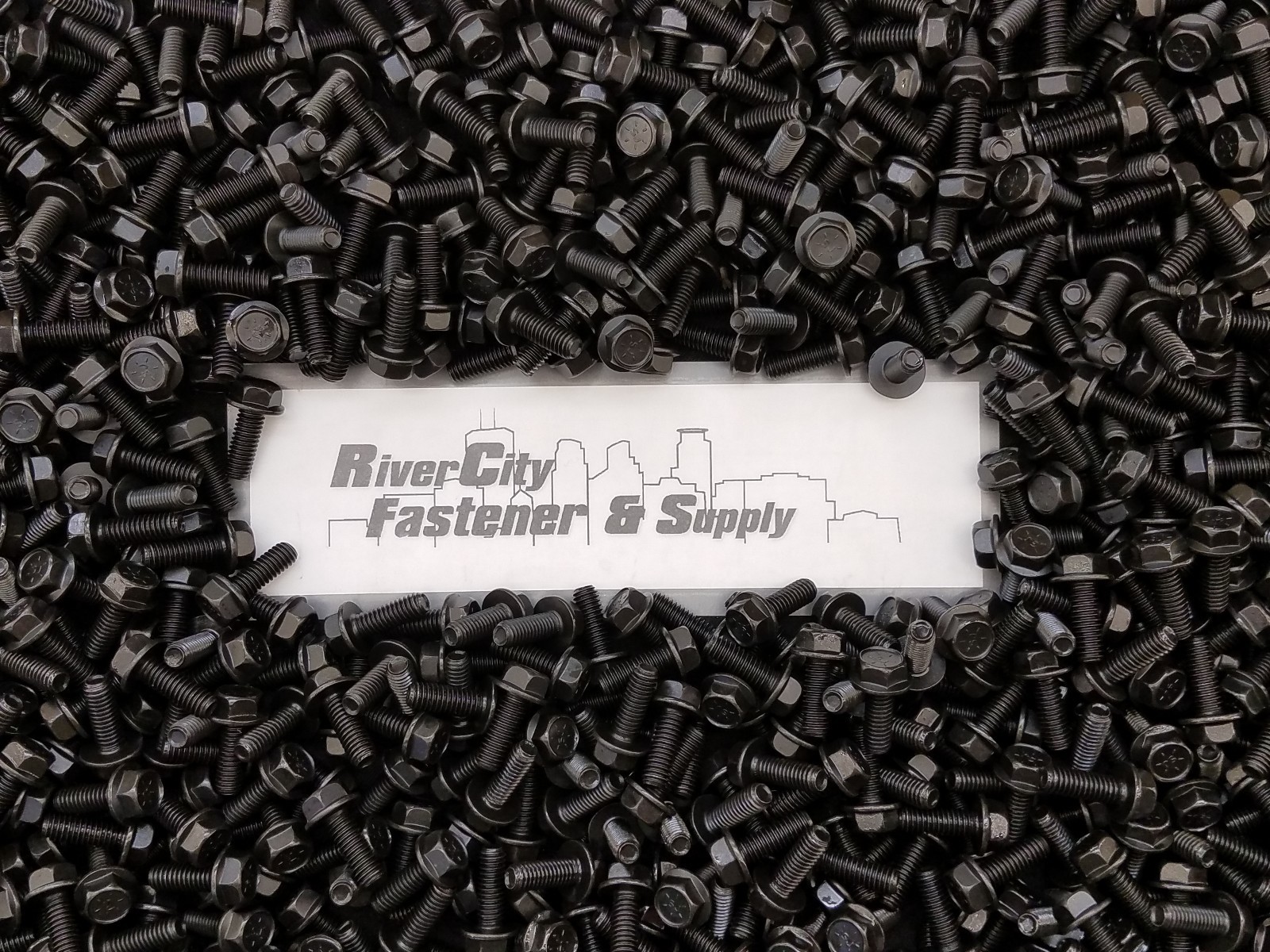 (100) 5/16-18×7/8 Grade 8 Hex Head Flange / Frame bolts / Cap Screws 5/16x18x7/8
