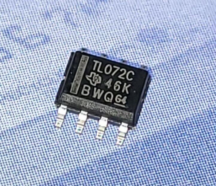 12pcs TL072C SMD-8 LOW NOISE J-FET DUAL OPERATIONAL AMPLIFIERS RH