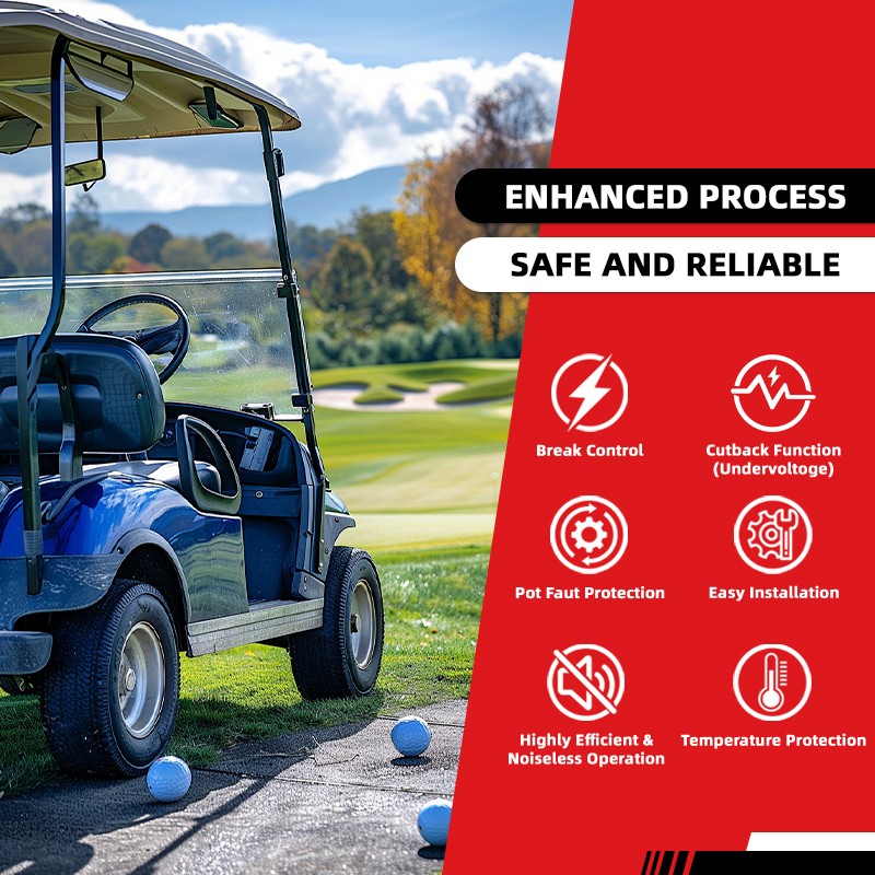 EZGO Curtis Controller 1206HB-5201, 2010-2019 EZGO/Cushman Golf Carts PN 612632