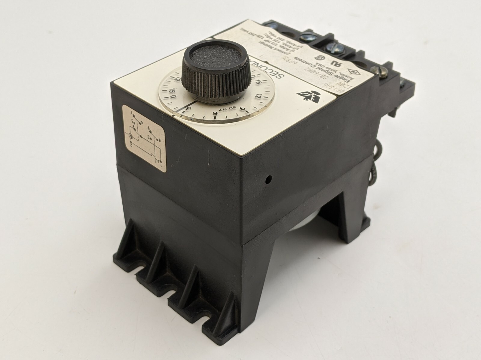 Eagle Signal Controls BR13A6 Time Delay Relay 0-15 Seconds 10A 1/3HP 125-250VAC