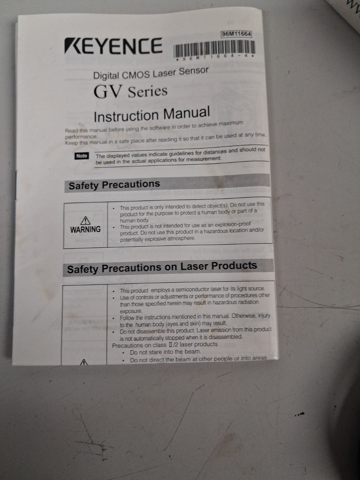 (BRAND NEW IN BOX) Keyence GV-21P Laser Sensor GV21P