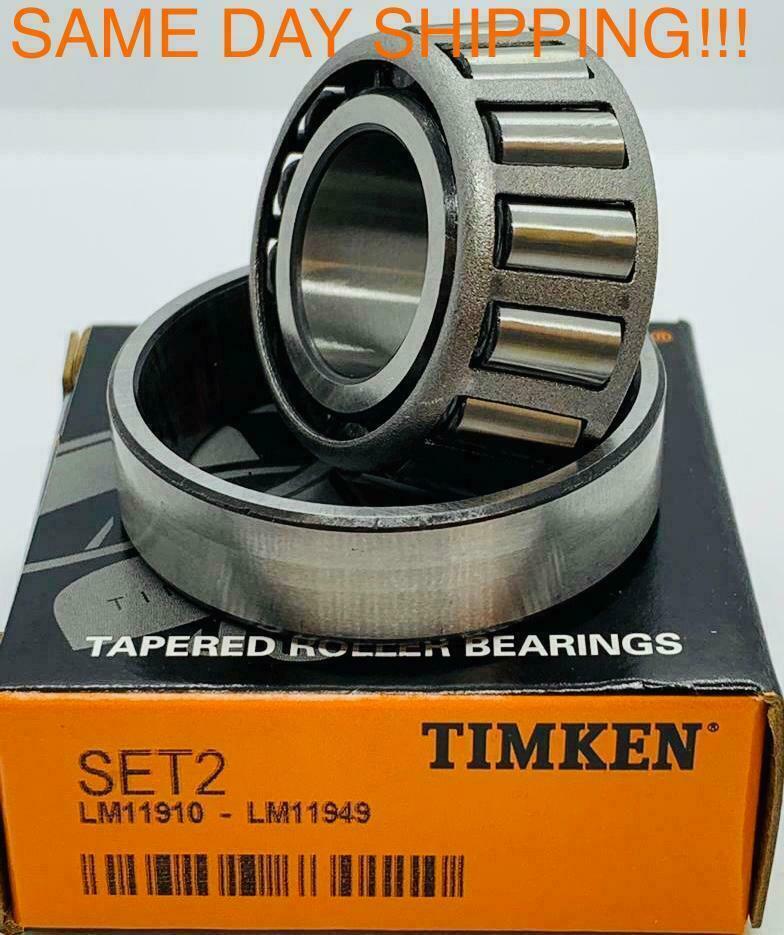 Timken USA Set2, Set 2 ( LM11949 & LM11910) A2 Cup & Cone SAME DAY SHIPPING.!!