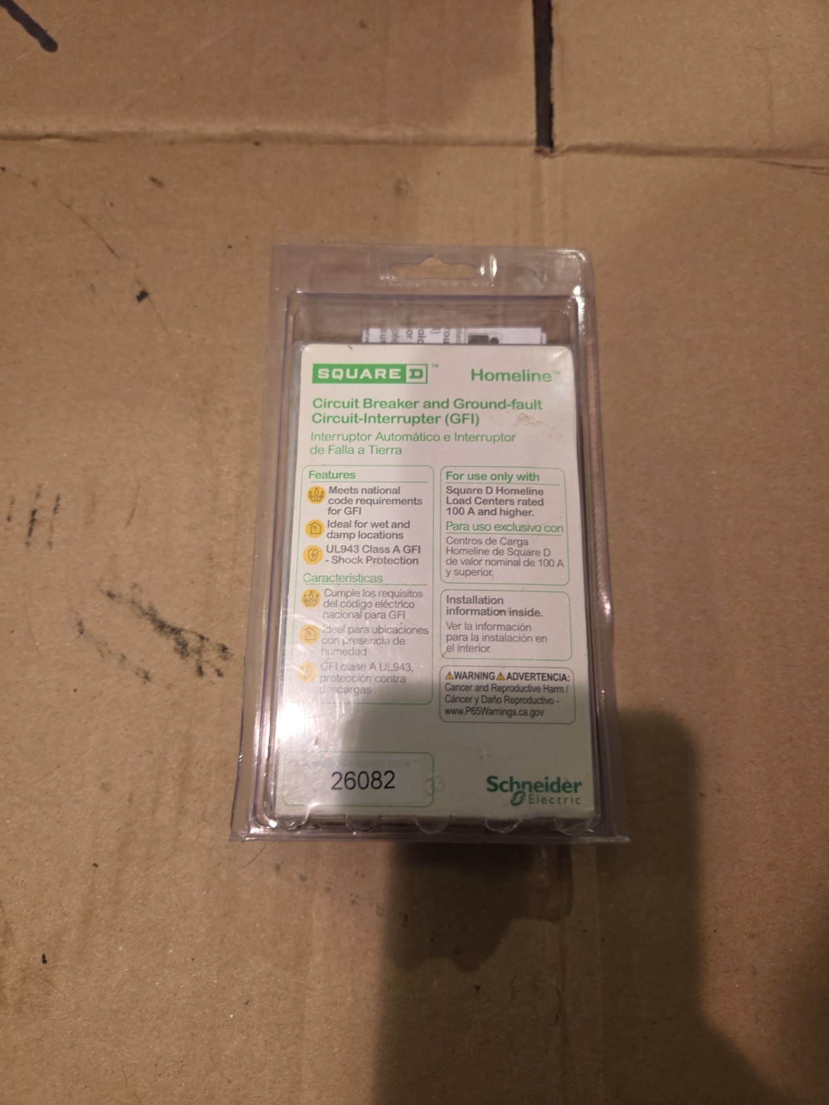 Square D HOM240GFIC Mini Circuit Breaker