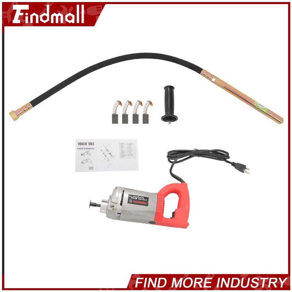 Findmall 1500W Construction Tools Electric Concrete Vibrator 4.5 Feet Long Shaft