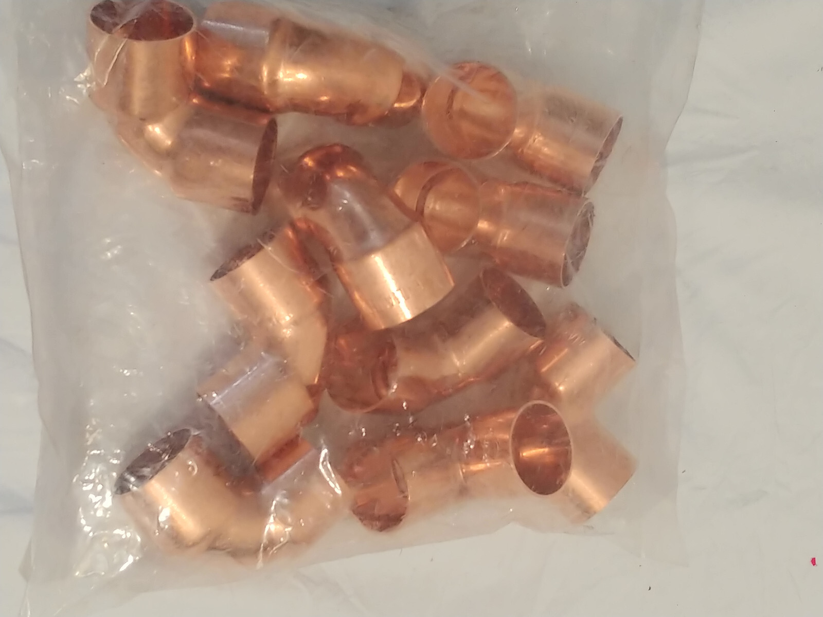 (Bag of 10) Copper 90 Degree Elbow 1-1/8 in. OD, pn WB01647