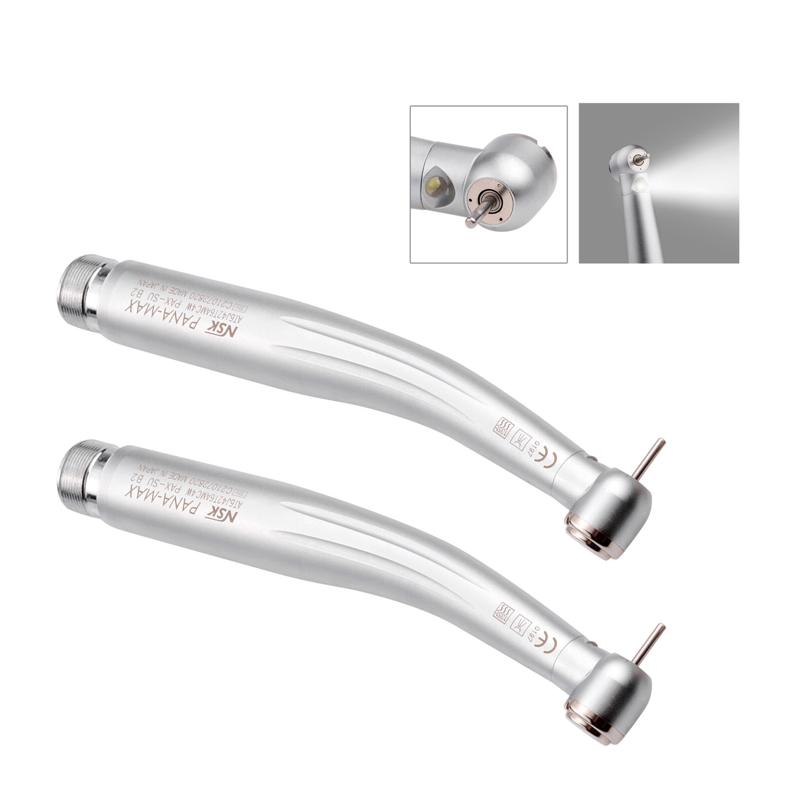 Dental NSK Type LED PANA MAX High Speed Handpiece+Low Speed EX203C 4H/2H+Bearing