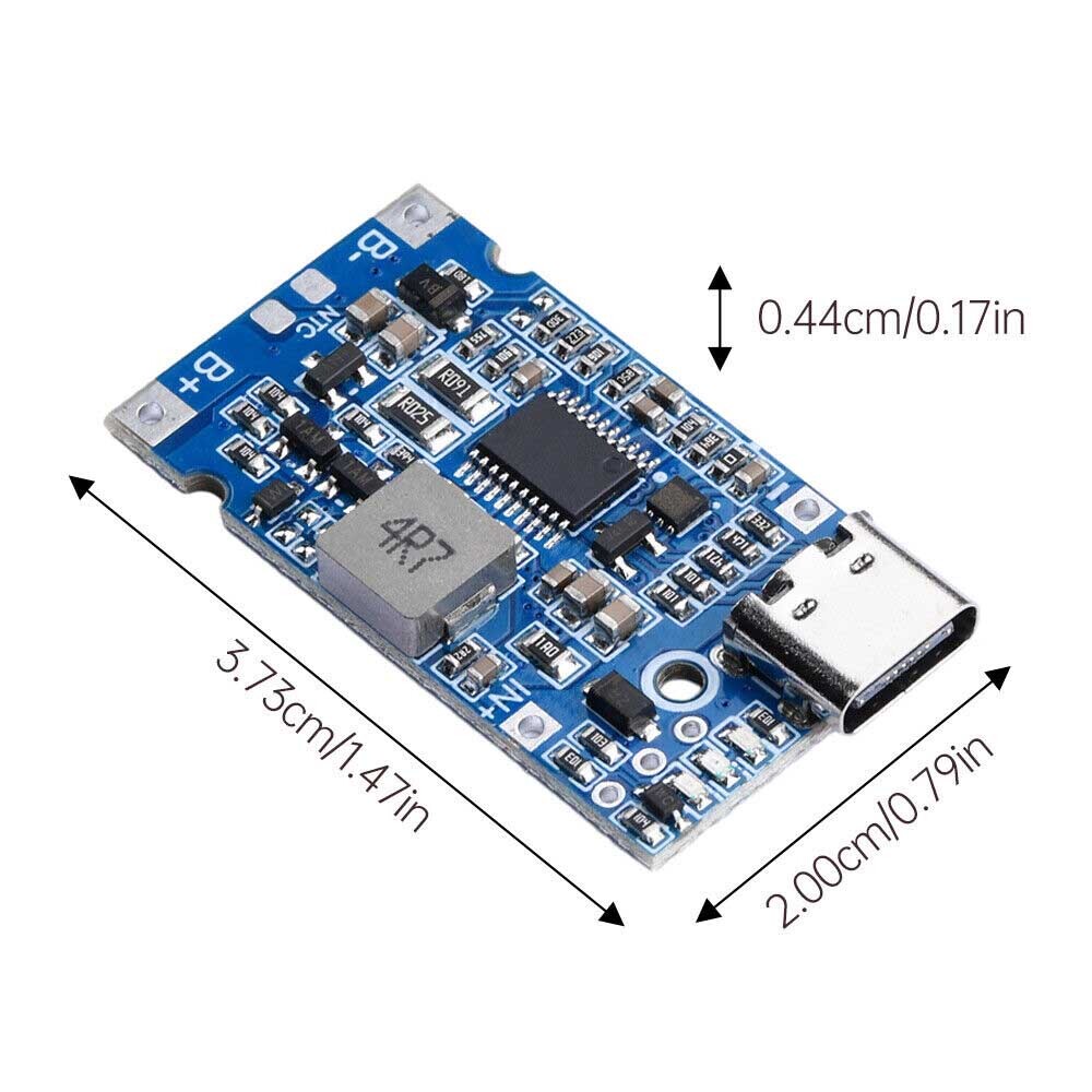 2/4/6pcs Type-C/Micro USB 2S 3S 4S BMS 18W 2A Li Li-ion Battery Charging Module
