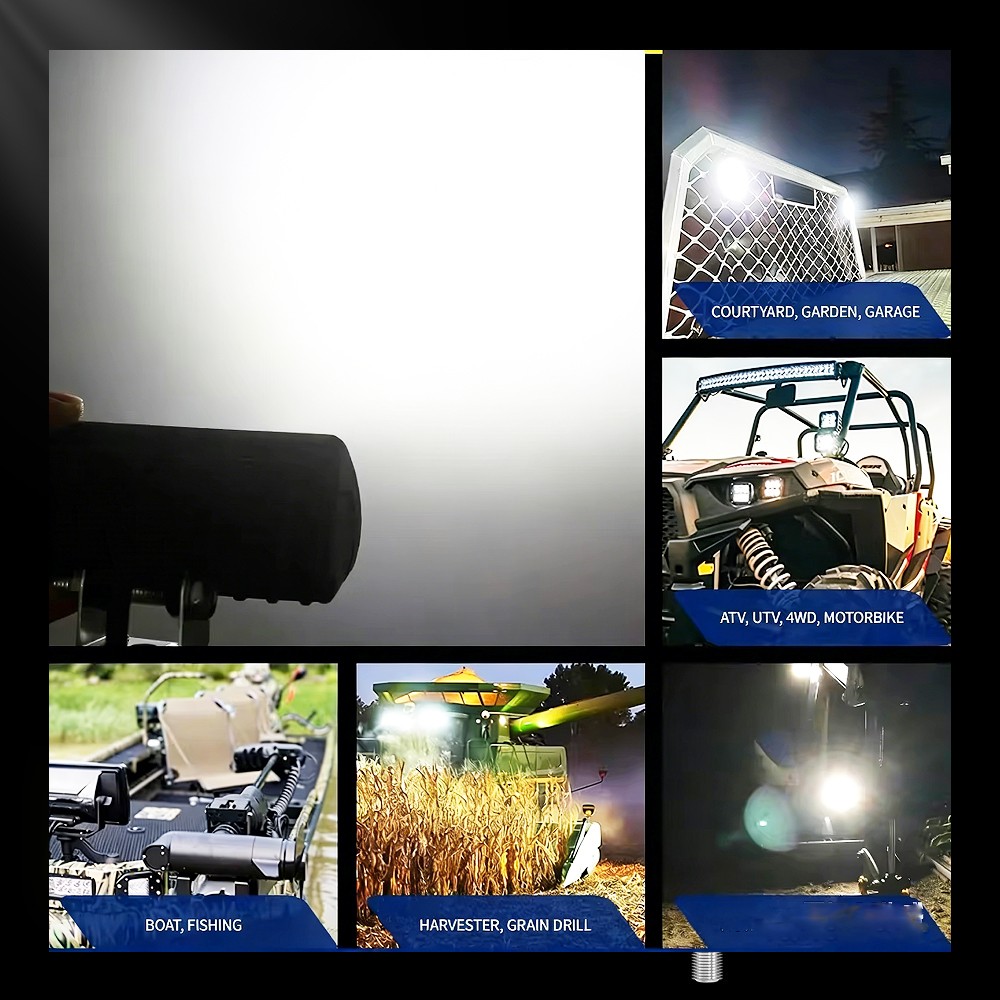 4x 45W LED Work Lights Headlights Fit Kubota Skid Steer SVL75 SVL95 V0511-53510