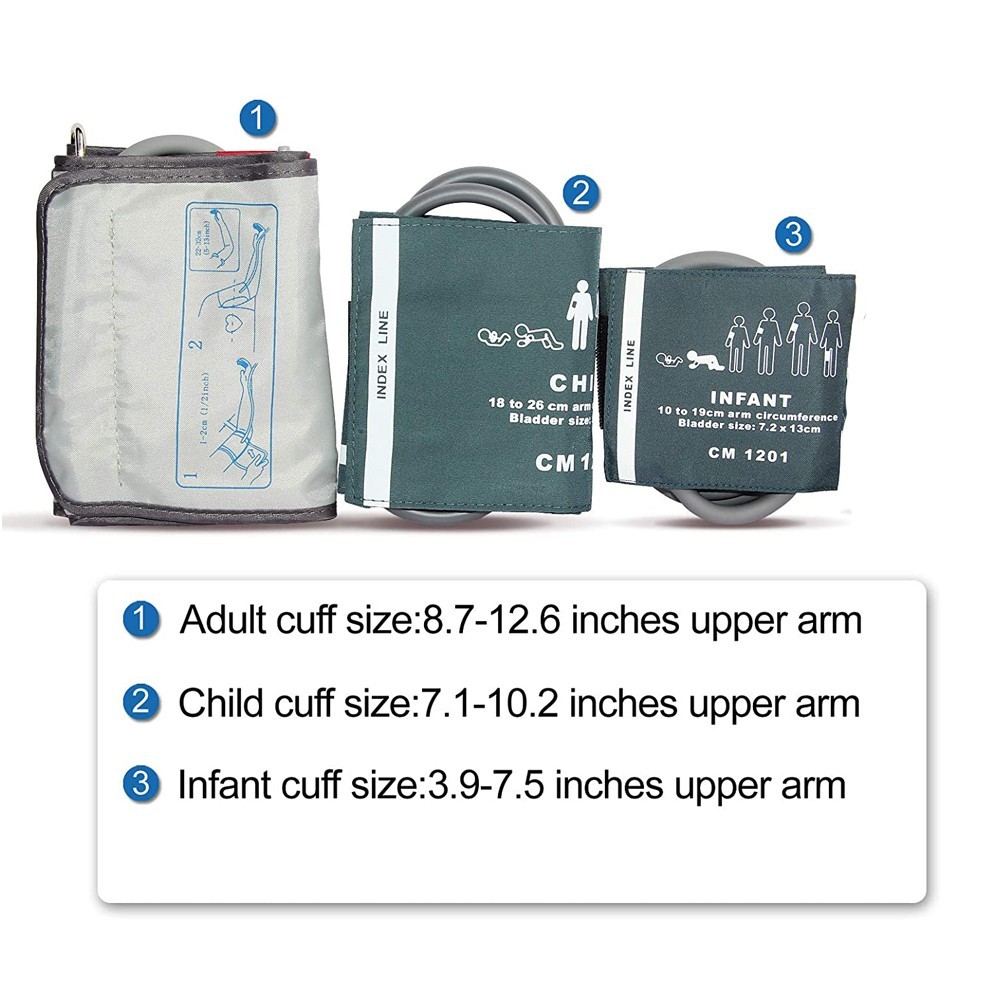 Upper Arm Blood Pressure Monitor Digital BP Cuff Machine,ARM:22-32cm