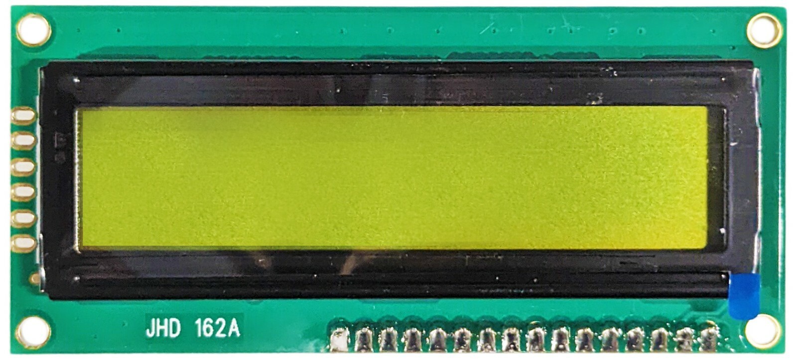 16×2 Dot Matrix Backlit LCD Module w/ Header Pins, Includes Driver & Controller