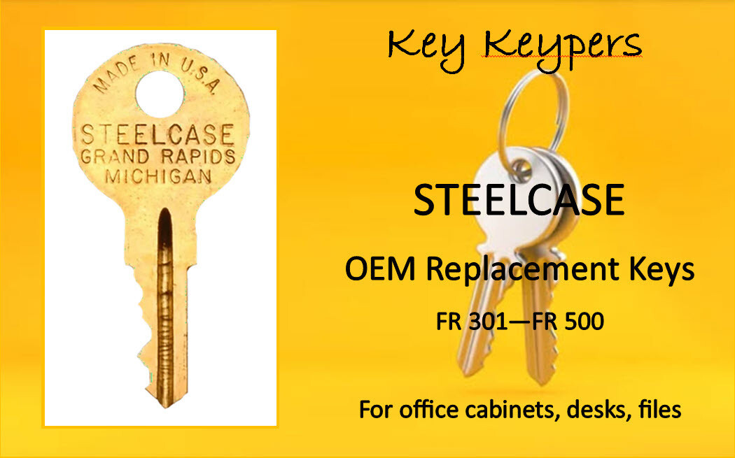 Steelcase FR Office Furniture Replacement Key OEM FR301 – FR550