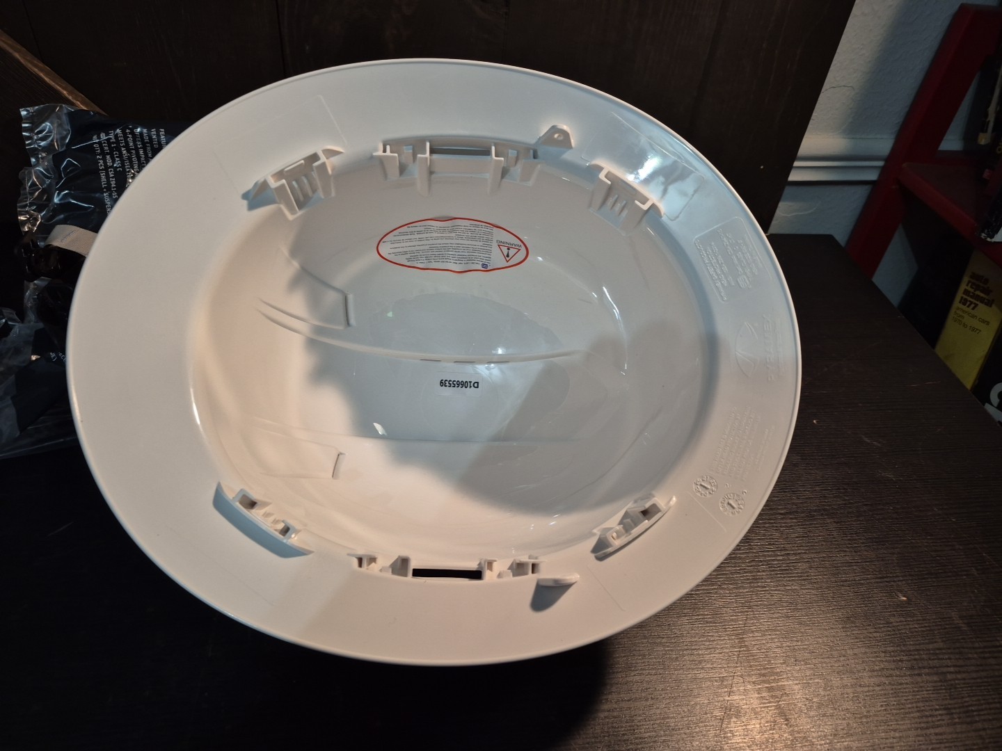 Pyramex HP54110V Ridgeline Full Brim White Hard Hat «Corpay» Logo 4 Point Ratche
