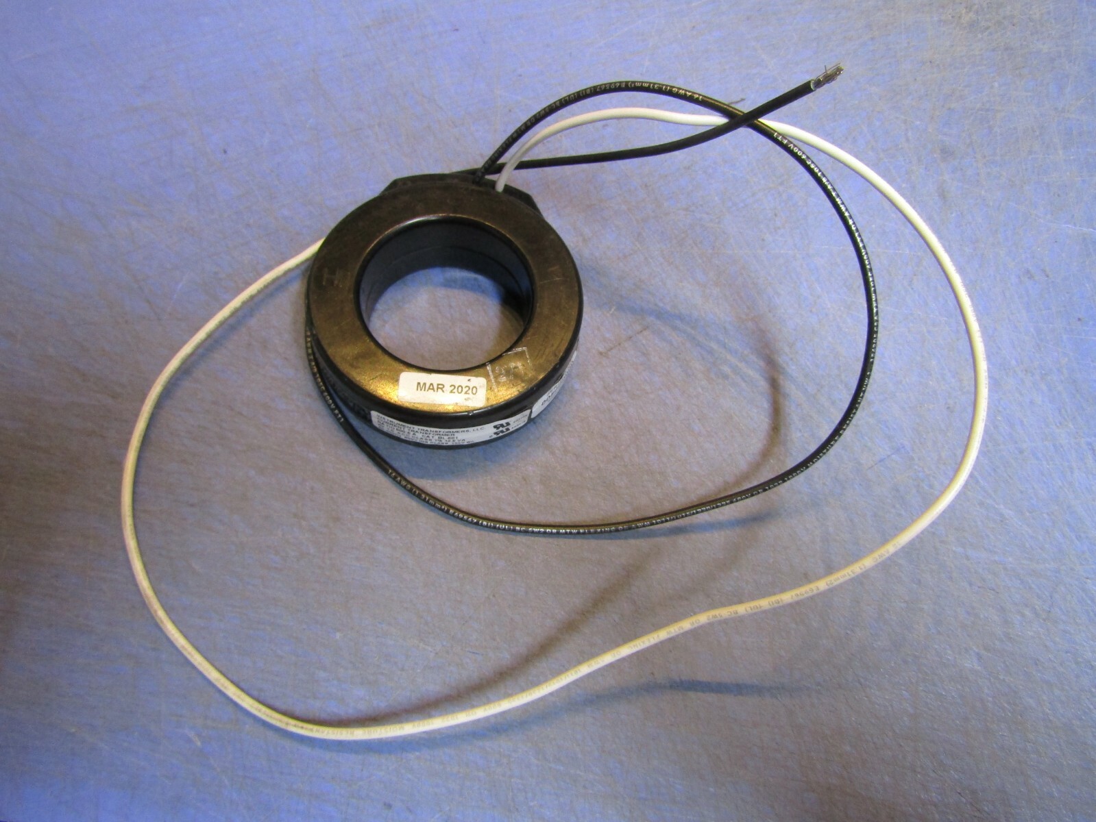 1 – Instrument Transformer Inc. BL-501, Current Transformer 50-400Hz 600V. NEW