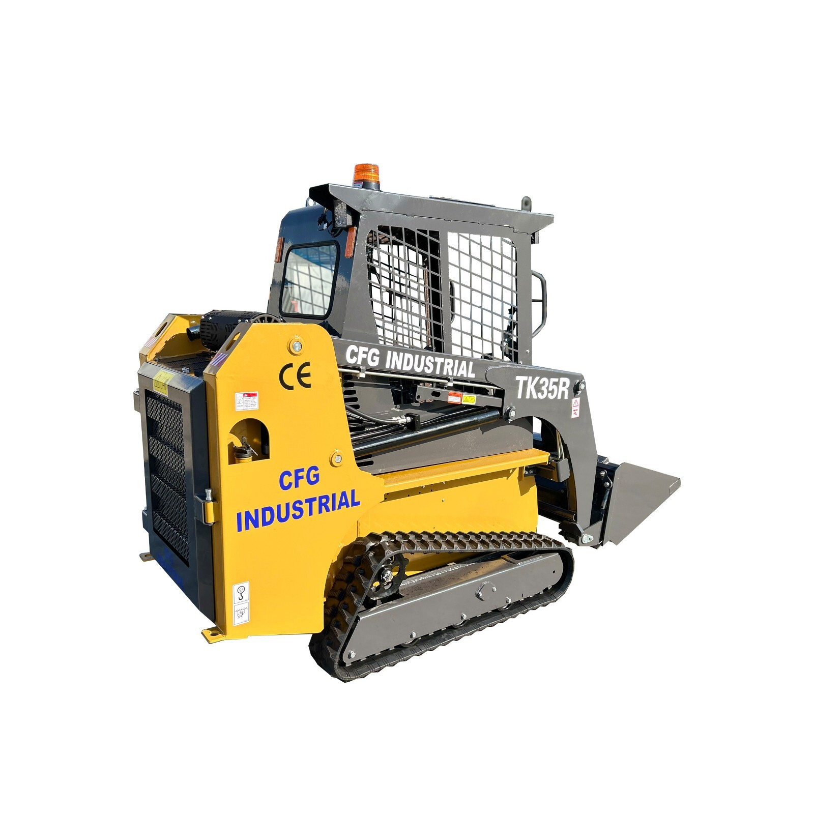 Agrotk 1.5ton Mini Skid Steer Track Loader 32.8HP Gasoline RATO 999 Engine TK35R