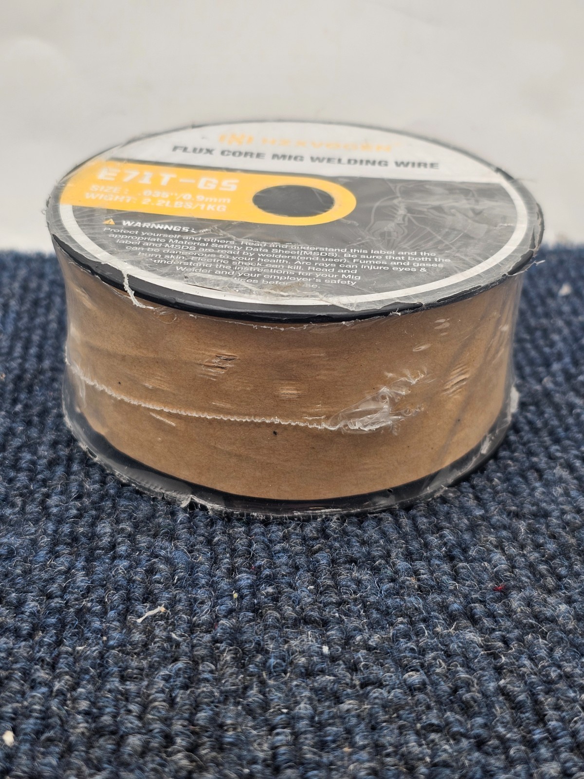 HZXVOGEN E71T-GS .035-inch Flux Core MIG Welding Wire 2.2 lbs / 1kg