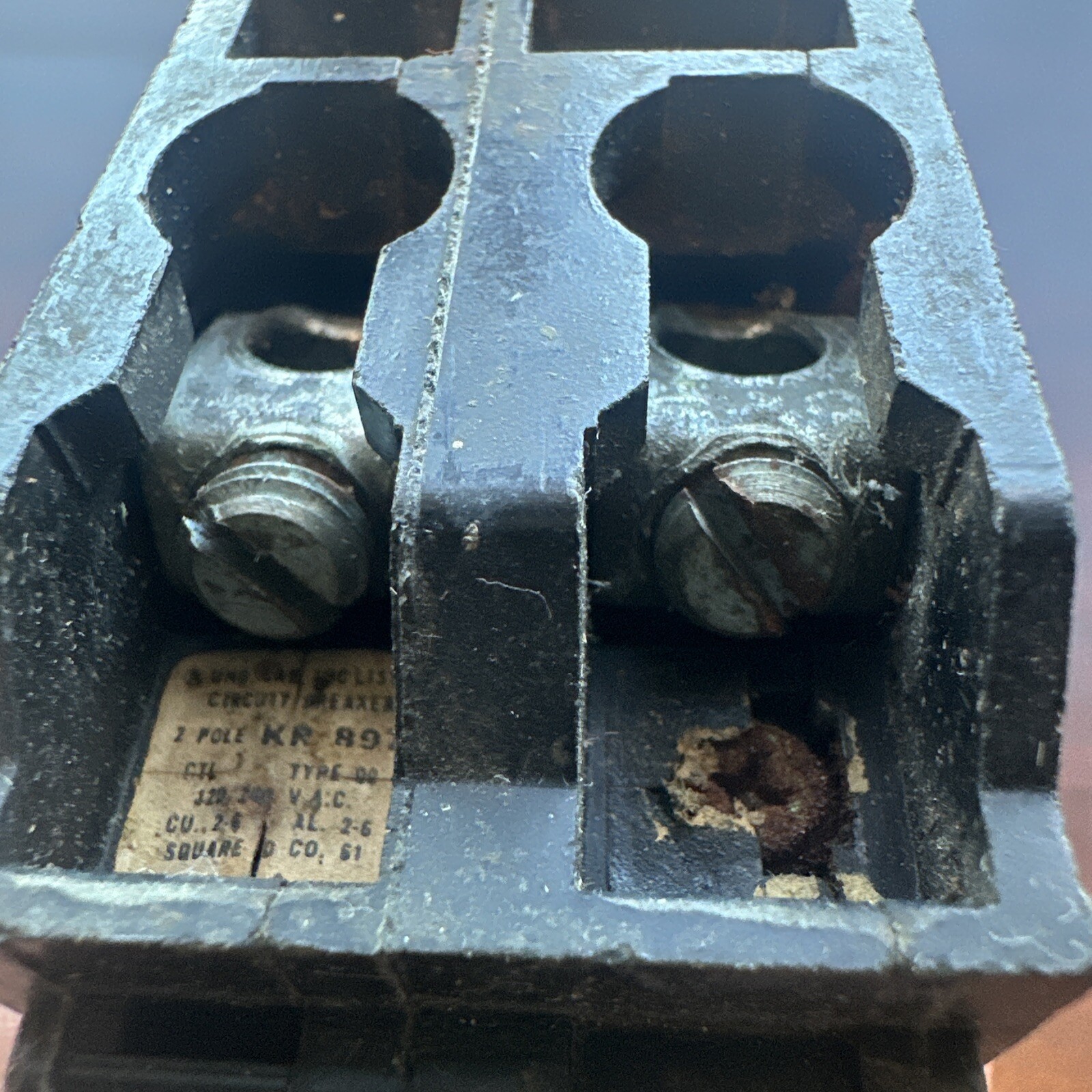 Square D QO260 60A 2-Pole Circuit Breaker 120/240 Vac Single-Phase