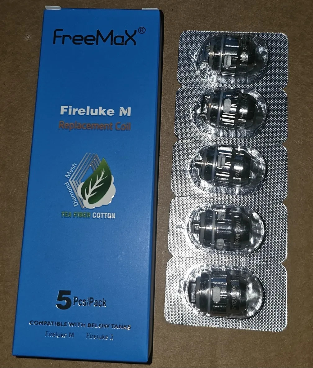 Freemax Fireluke M TNX2 0.5Ω Tea Fiber Cotton Mesh Coils 50-Pack AUTHENTIC NEW