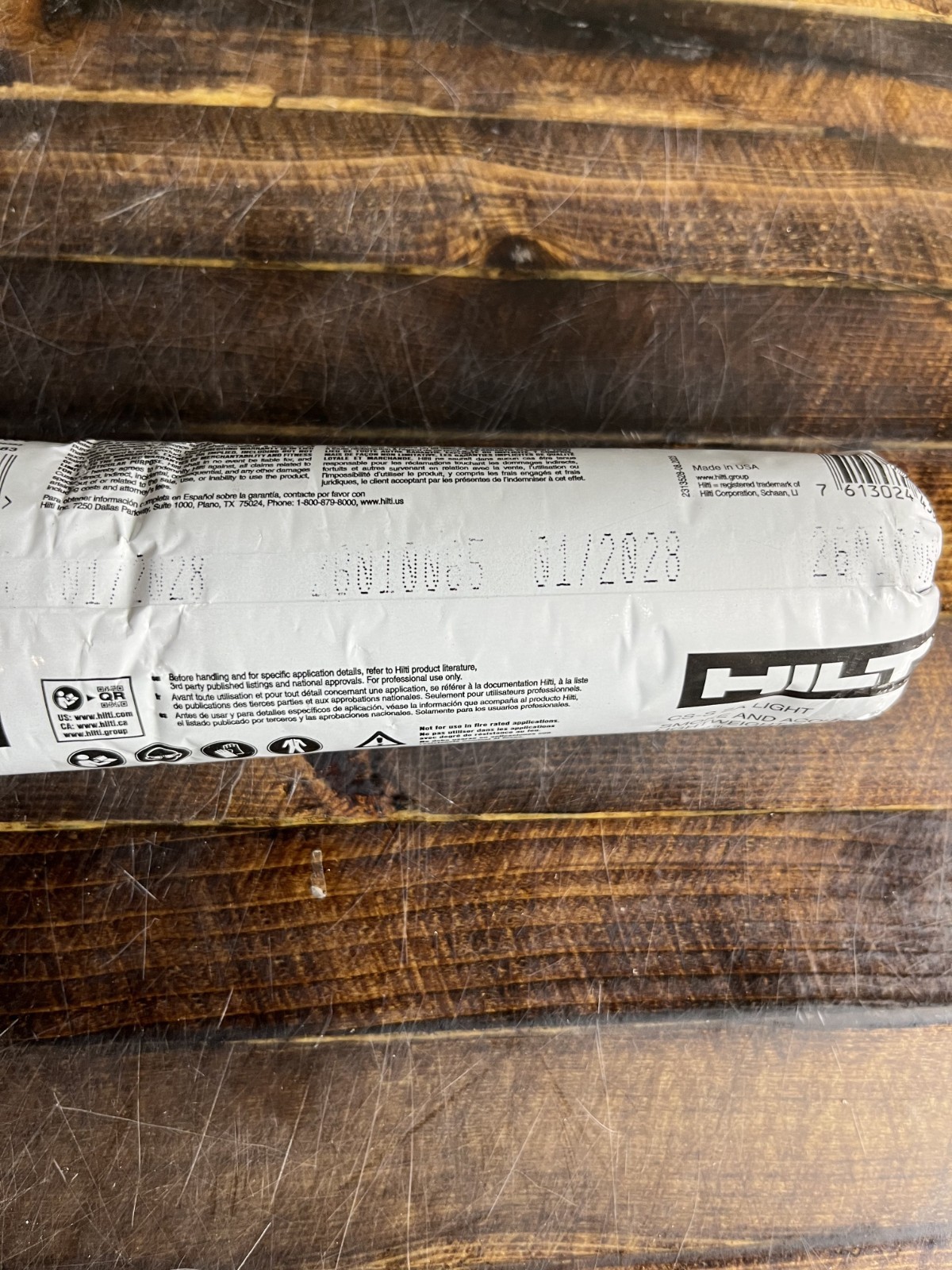 Hilti CS-S SA LIGHT Smoke & Acoustic Sealant 20oz (Lot of 12 Tubes)