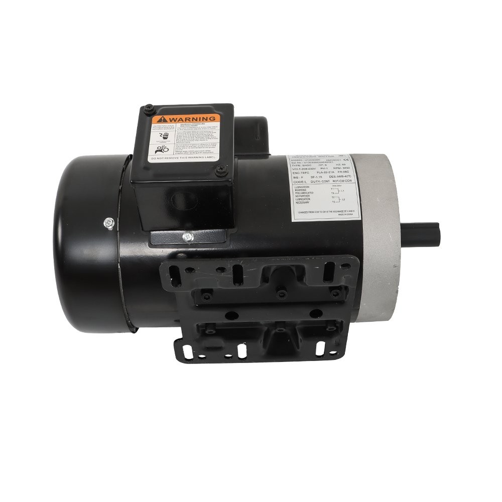 5HP Electric Motor 3450RPM 56C Frame 5/8″ Shaft 60HZ TEFC Single Phase 208-230V