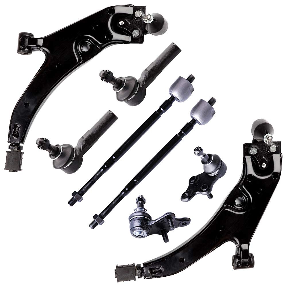 8pc Front Susp Kit Lower Ctrl Arm Ball Jnt Tie Rod End Paseo 92-97 Tercel 91-97