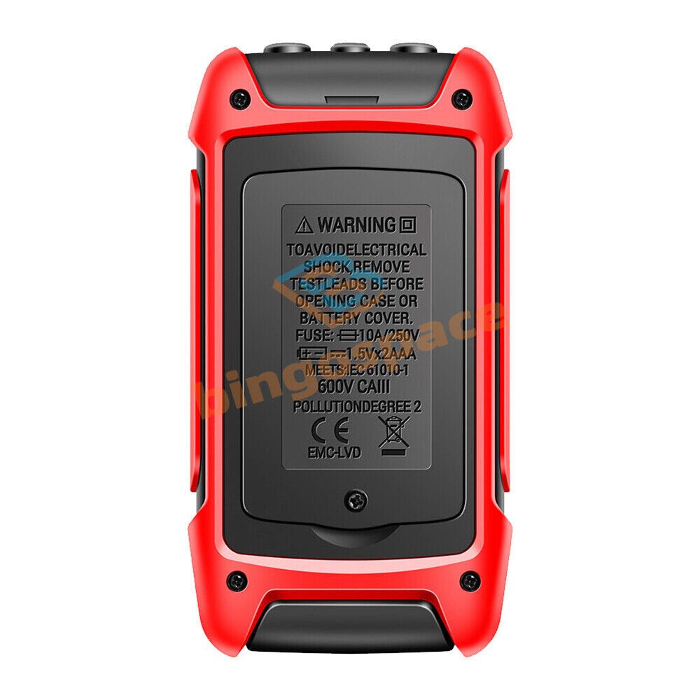 DM202 Digital Multimeter Voltmeter Resistance Capacitance Temp Transistor Meter