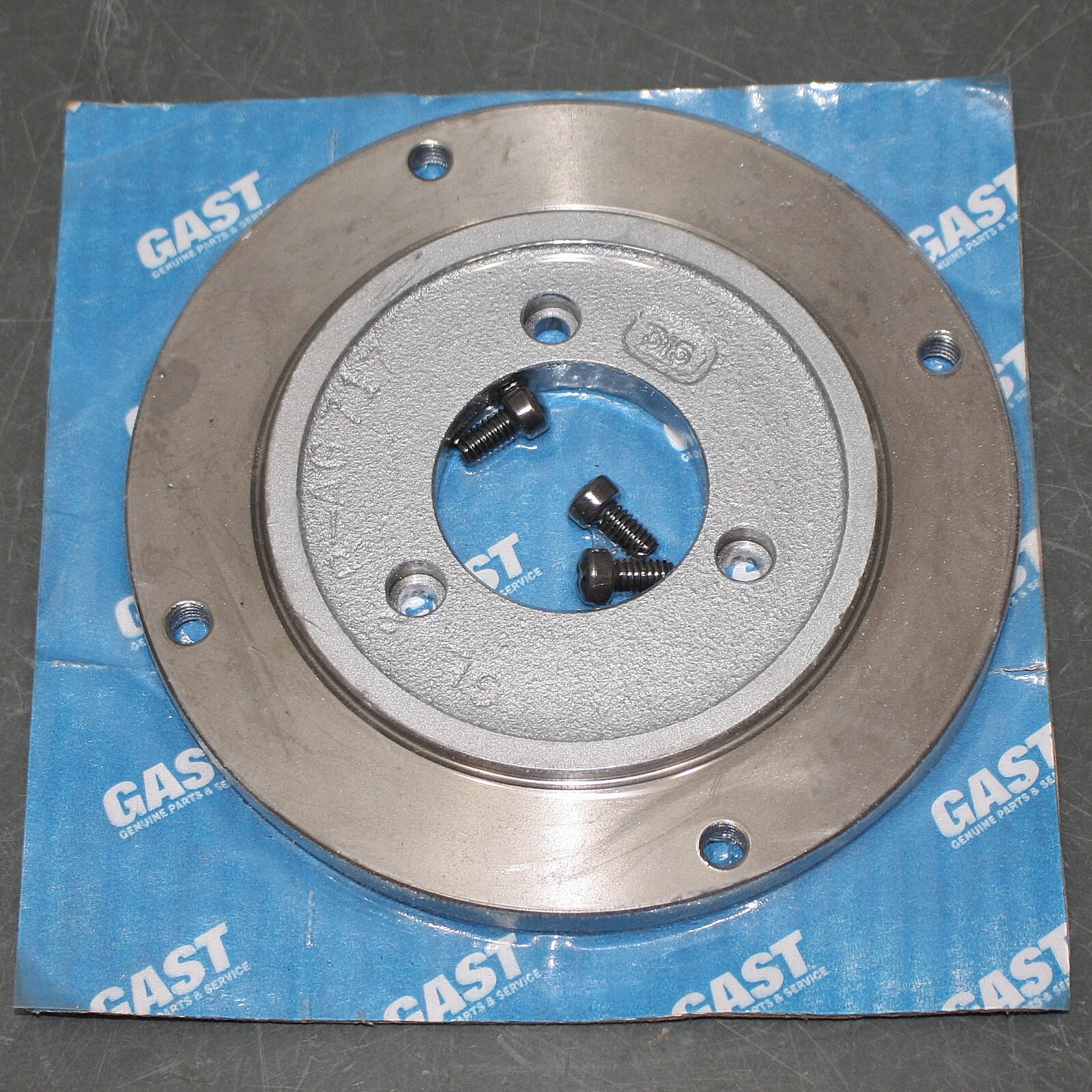 Gast Flange Mounting Bracket AG983, AG717, Cast Iron, NEMA 56C, for 4AM-NRV-92