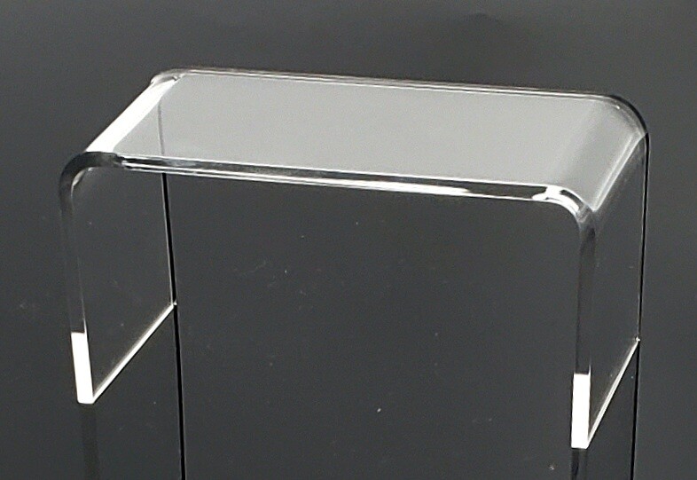 T’z Tagz Any 4-Inch-Deep Clear Acrylic Riser Display Stand New 2 Pack Variation