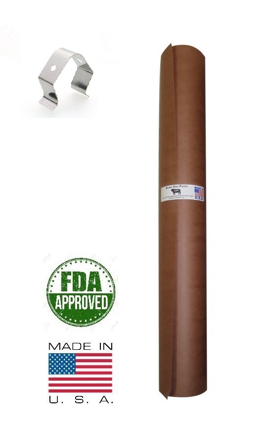 30″ x 150′ Pink/Peach Butcher Paper Roll Smoker Safe Aaron Franklin BBQ Style