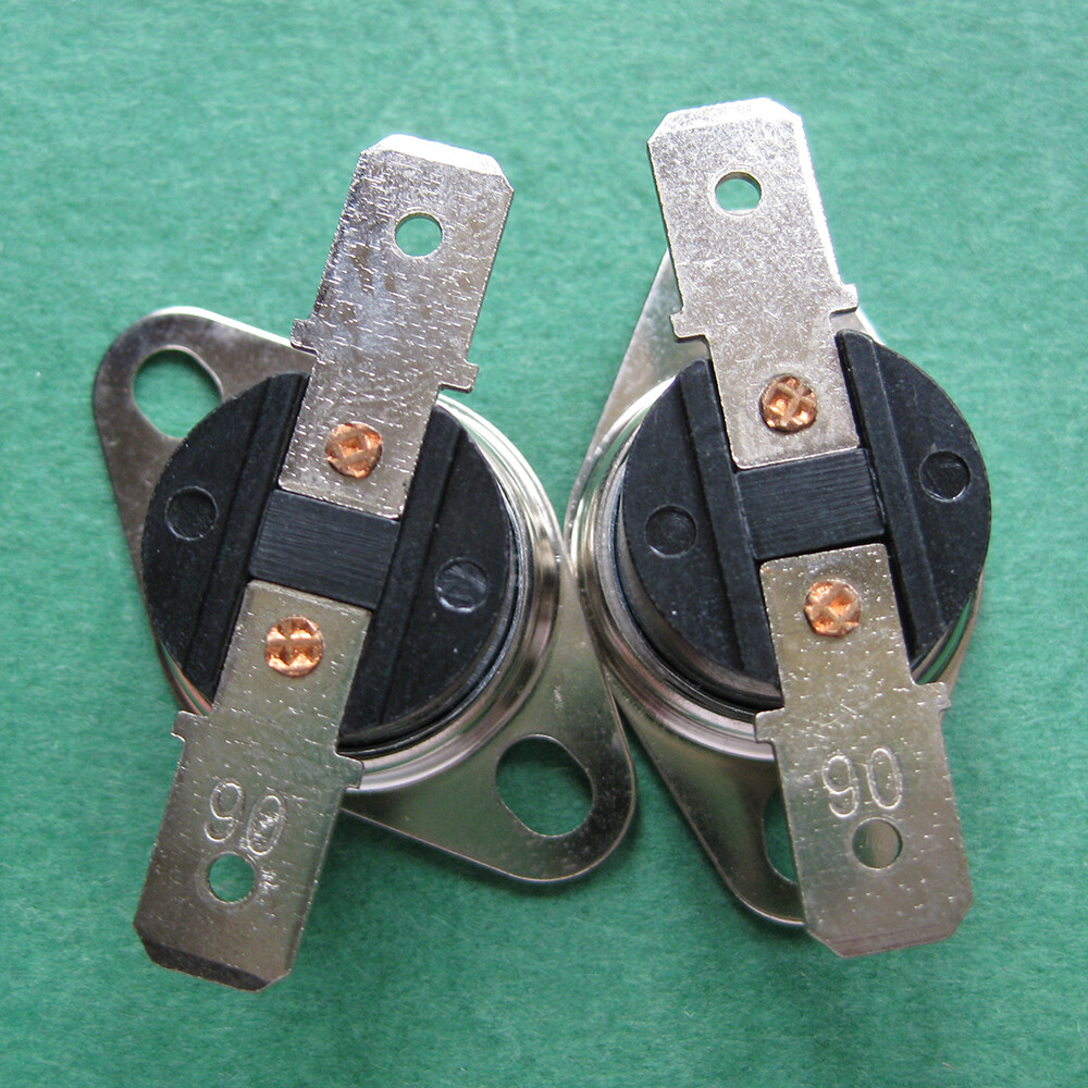 2pcs KSD301 90°C / 194°F Degree Celsius N.C. Temperature Switch Thermostat