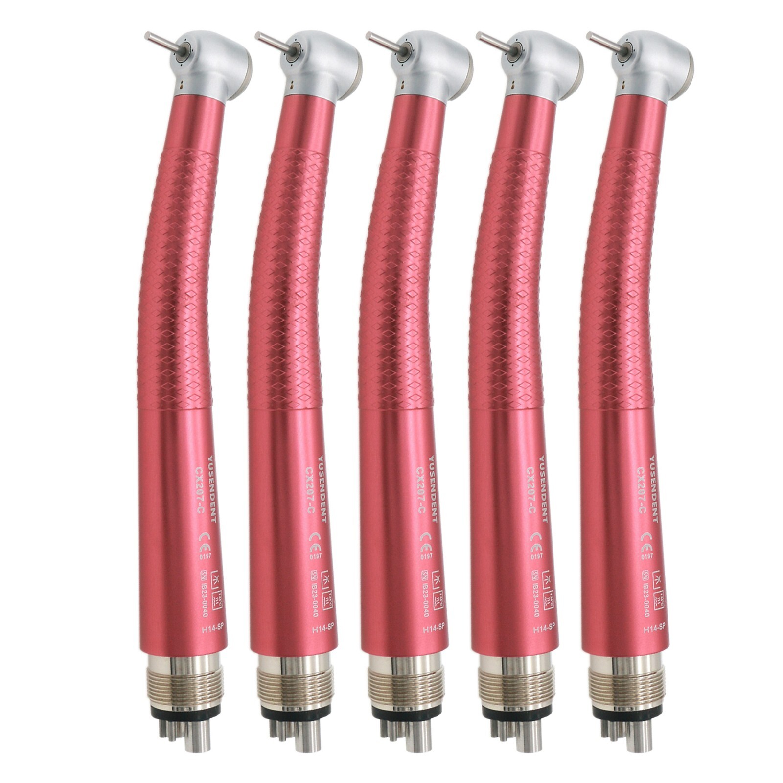US COXO Dental High Speed Air Turbine Handpiece 4Holes Colorful CX207-C Standard